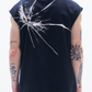 Vest With Broken Glass Pattern