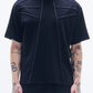 Tee With Raw Edge Tape