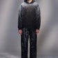 Snowflake-Embroidered Hoodie