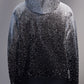 Snowflake-Embroidered Hoodie