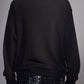 Sweatshirt with Double Neckline