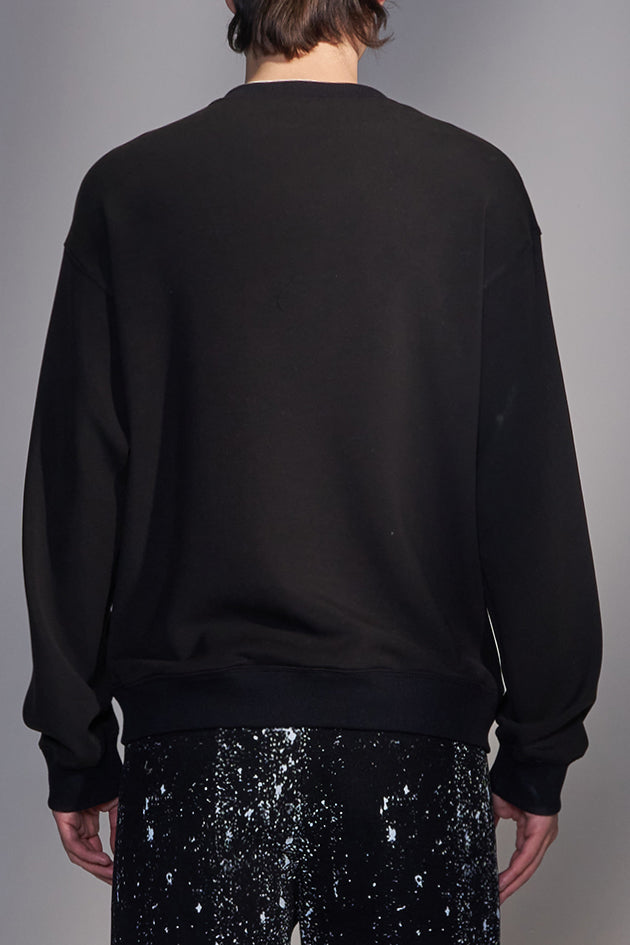 Sweatshirt with Double Neckline