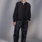 Sweatshirt with Double Neckline