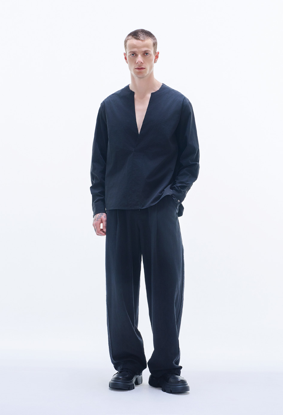 Cotton Linen Bagge Pants