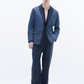 Denim Blazer Contract With Organza