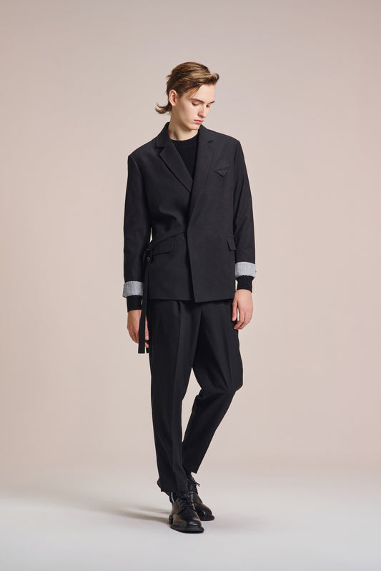 ポリウールテーラーパンツ