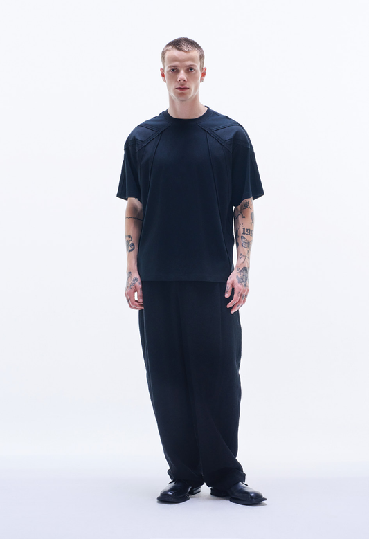 Rayon Cotton Curved Leg Pants