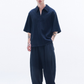 Crepe Cotton Pullover Shirt