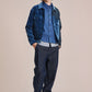 Jacket With Velvet Contrast Denim