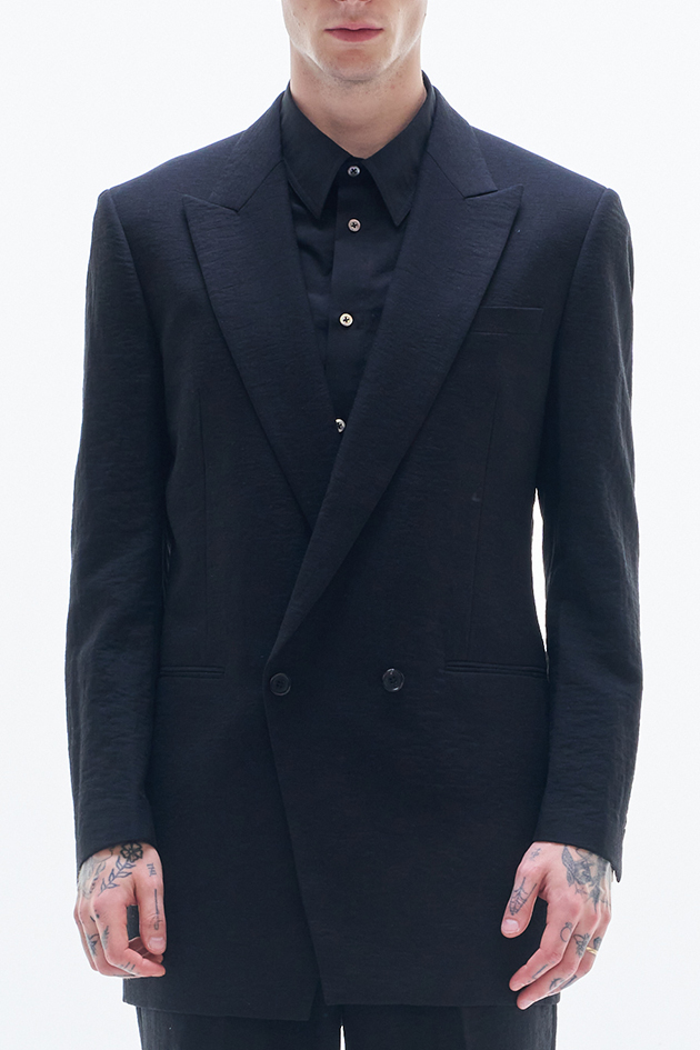 Viscose Linen Long BD Blazer