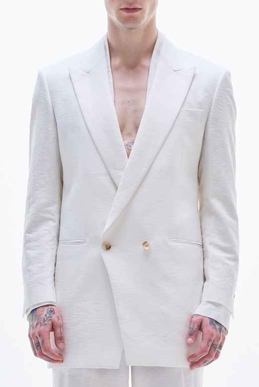 Viscose Linen Long BD Blazer