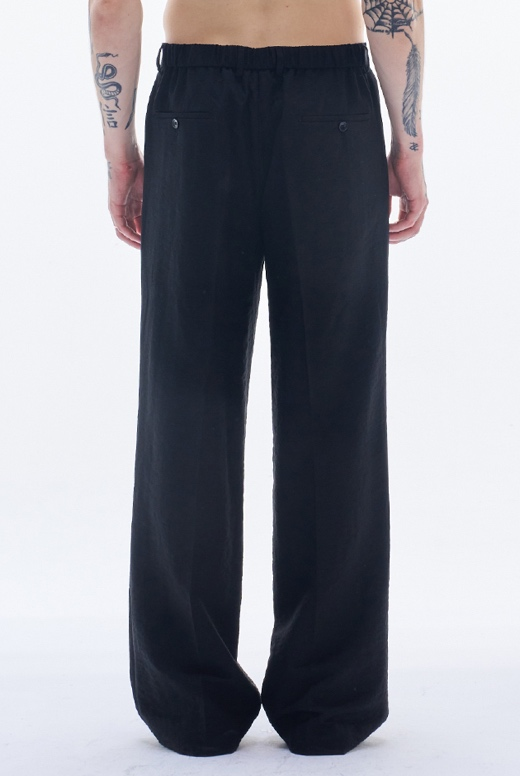 Viscose Linen Bell Bottom Pants