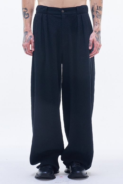 Crepe Cotton Balloon Pants