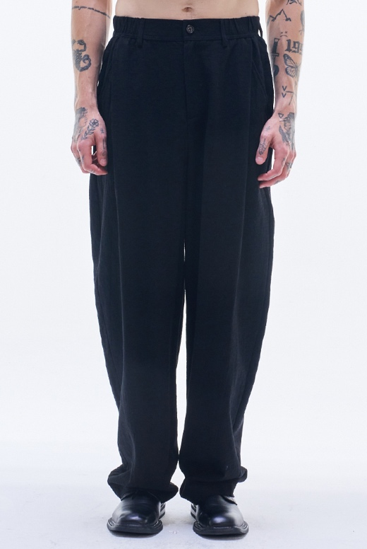 Rayon Cotton Curved Leg Pants