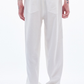 Baggy Fit Cotton Pants With Drawstring Waist