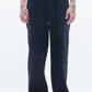 Baggy Fit Cotton Pants With Drawstring Waist