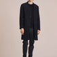 Stand Collar Wool Coat