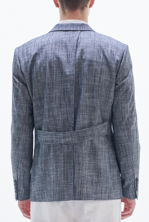 Yarn Dyed Fabric Blazer
