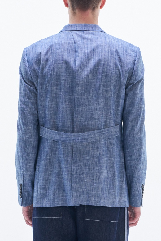 Yarn Dyed Fabric Blazer