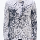 Blazer With Overall Broken Glass Print