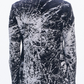Blazer With Overall Broken Glass Print