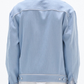 Crepe Cotton Jacket With Piping