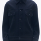 Crepe Cotton Jacket With Piping