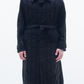 Stripe Textured Light Coat