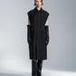 Wide Shoulder Sleeveless Shirt Dress