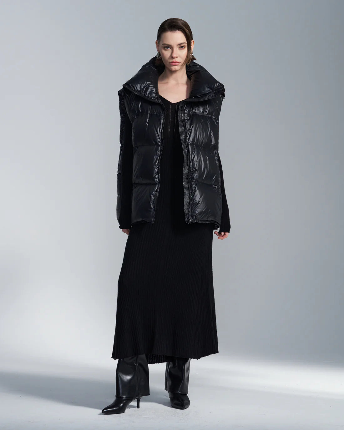Sleeveless Oversized Down Jacket