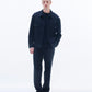 Crepe Cotton Jacket With Piping