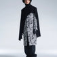 Hairy Abstract Jacquard Long Coat