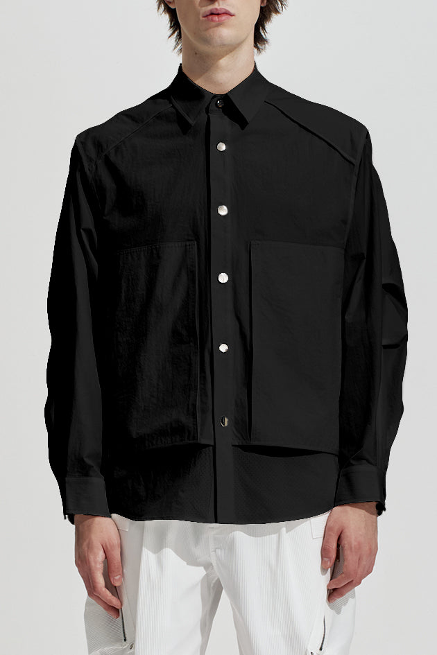 Nylon Layer Shirt Jacket