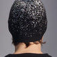 Snowflake-Pattern Wool Beanie Hat