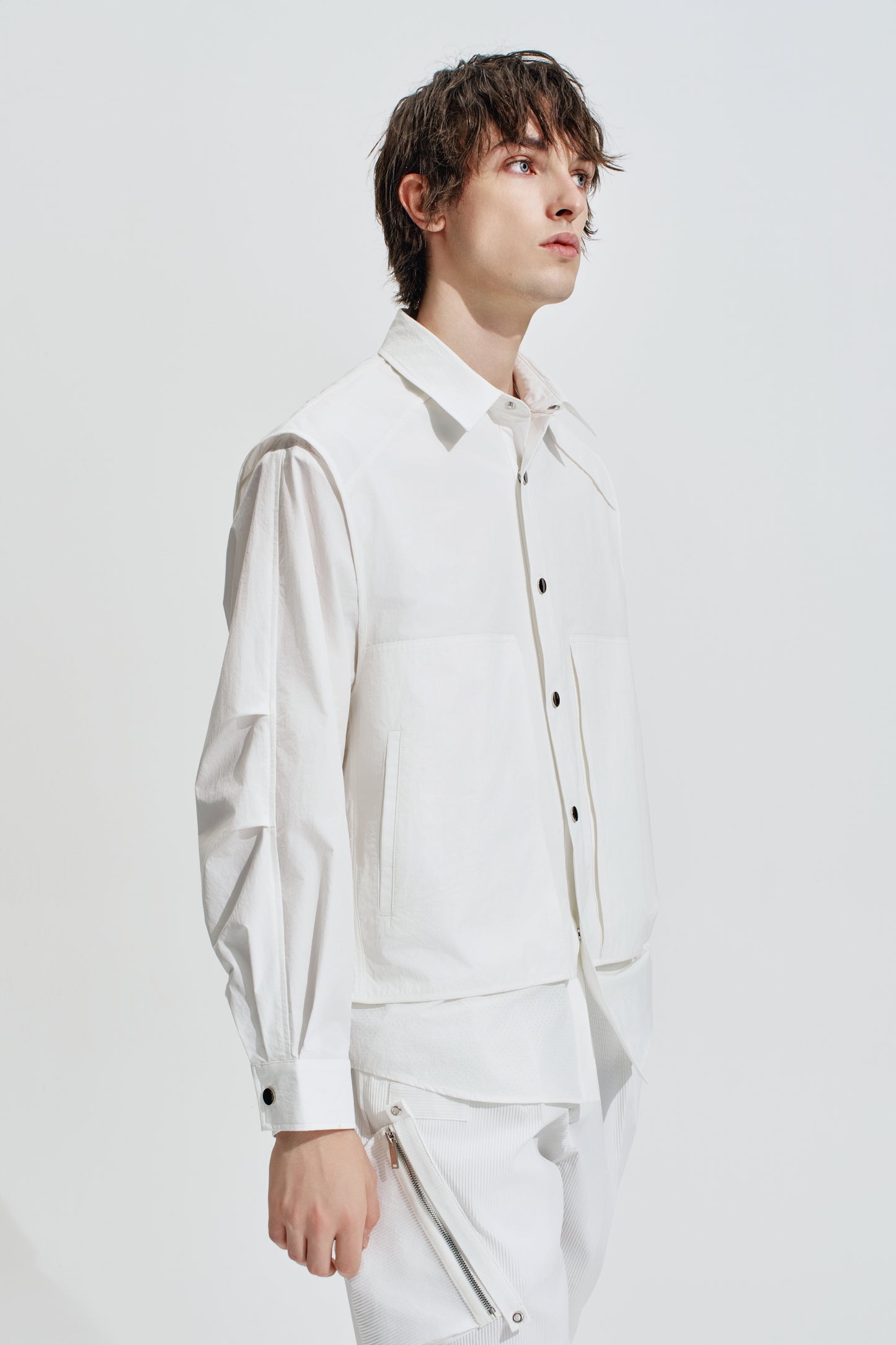 Nylon Layer Shirt Jacket