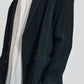 Smocking Textured DB Long Blazer