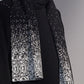 Snowflake-Pattern Wool Scarf