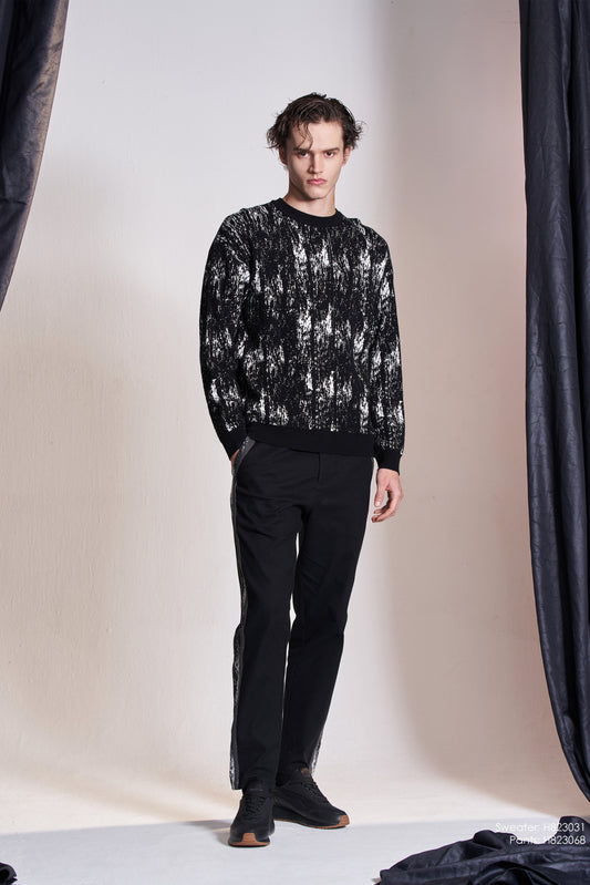 未加工パターンセーター