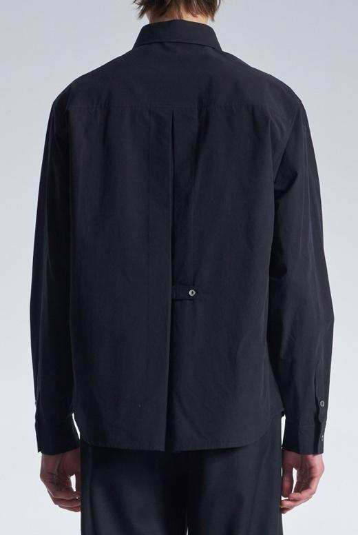 Cotton Shirt With V Cut Placket