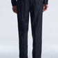 Easy Fit Straight Leg Wool Pants