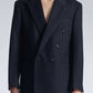 Standard Fit DB Blazer With Stripe Fabric Contrast