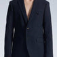 Creped Cotton Standard Fit Blazer