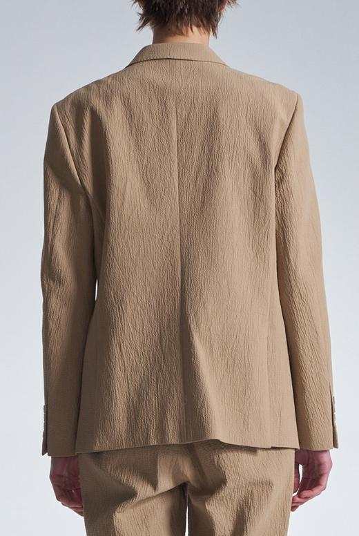 Creped Cotton Standard Fit Blazer