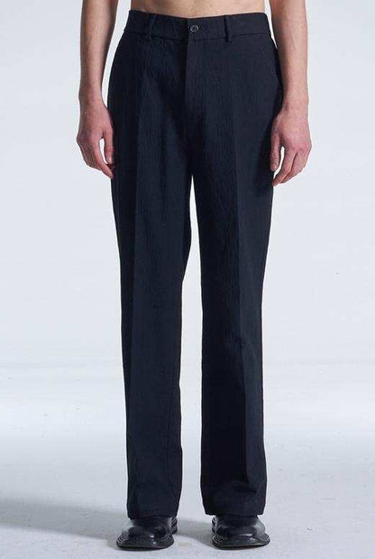 Crepe Cotton Pants With Slight Bell Bottom