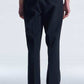Crepe Cotton Pants With Slight Bell Bottom