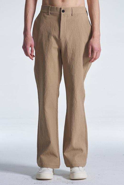 Crepe Cotton Pants With Slight Bell Bottom