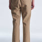 Crepe Cotton Pants With Slight Bell Bottom