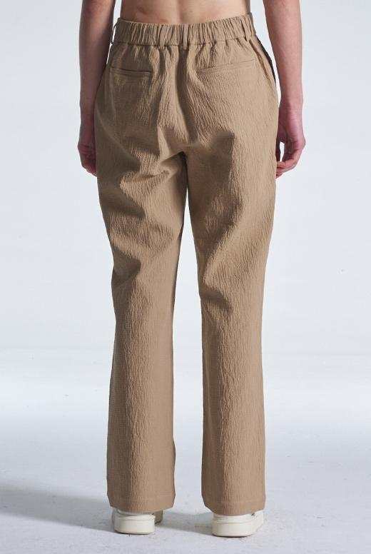Crepe Cotton Pants With Slight Bell Bottom