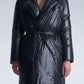 Reversible Down Coat With Belt