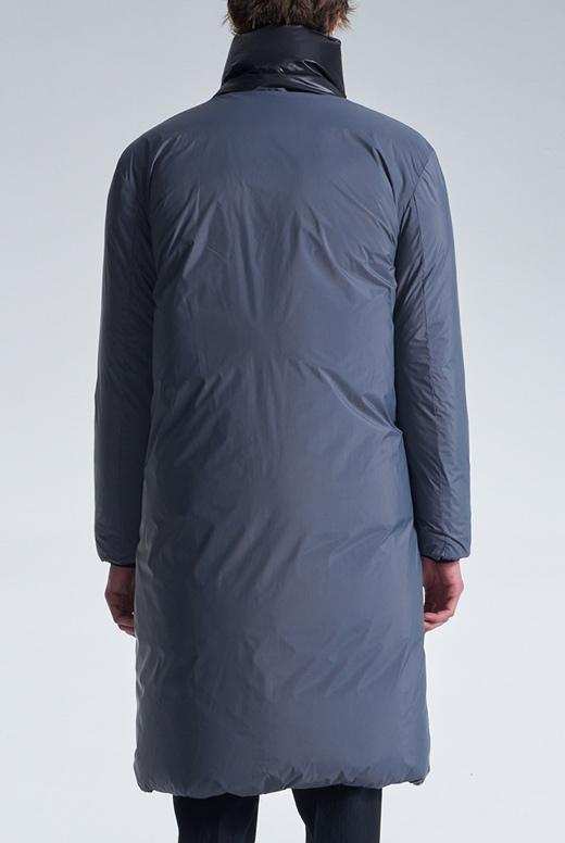 Reversible Down Coat With Belt